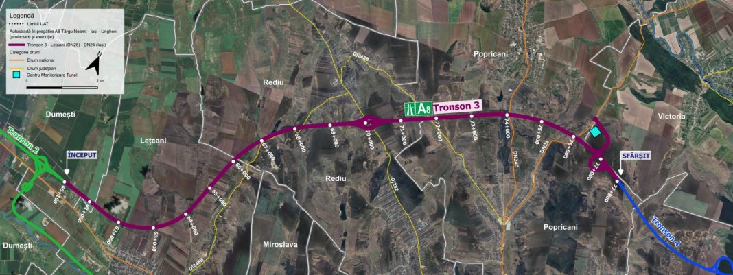 CNIR lansează licitația pentru supervizarea lucrărilor pe tronsonul Lețcani – Iași al Autostrăzii A8 CNIR lansează licitația pentru supervizarea lucrărilor pe tronsonul Lețcani – Iași al Autostrăzii A8