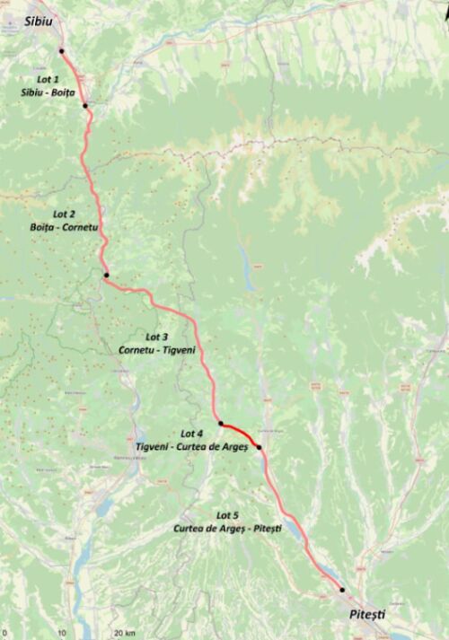 Autostrada A1 Sibiu – Pitești: când ar putea începe lucrările pe întreg traseul Autostrada A1 Sibiu – Pitești: când ar putea începe lucrările pe întreg traseul