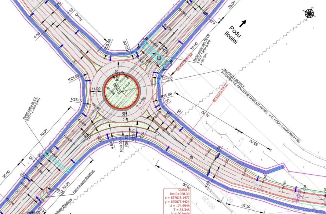 Licitație de 96,6 milioane de lei pentru centura Podu Iloaiei și conexiunea cu viitoarea autostradă A8 Licitație de 96,6 milioane de lei pentru centura Podu Iloaiei și conexiunea cu viitoarea autostradă A8