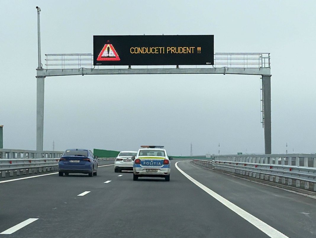 Limite de viteză pe autostrada A7 din cauza unor lucrări Limite de viteză pe autostrada A7 din cauza unor lucrări