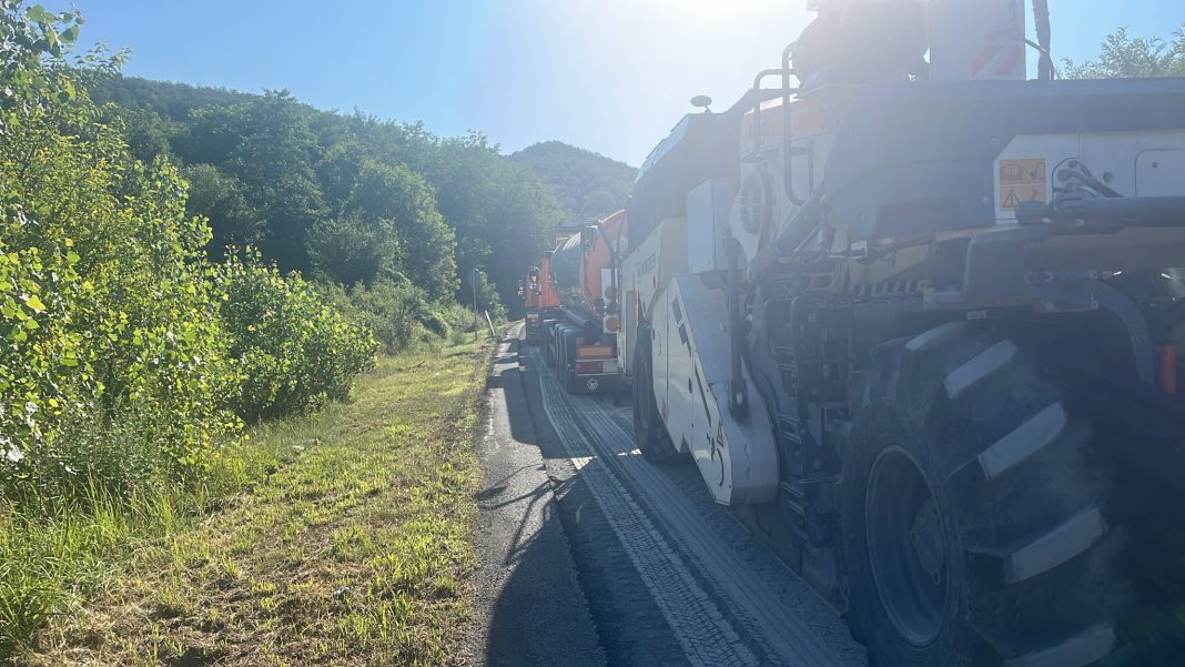 CNAIR continuă lucrările în regie proprie pe DN7 CNAIR continuă lucrările în regie proprie pe DN7