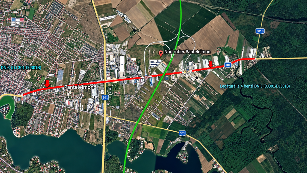 DN3 Pantelimon–Brănești: proiectul trece un prag tehnic DN3 Pantelimon–Brănești: proiectul trece un prag tehnic