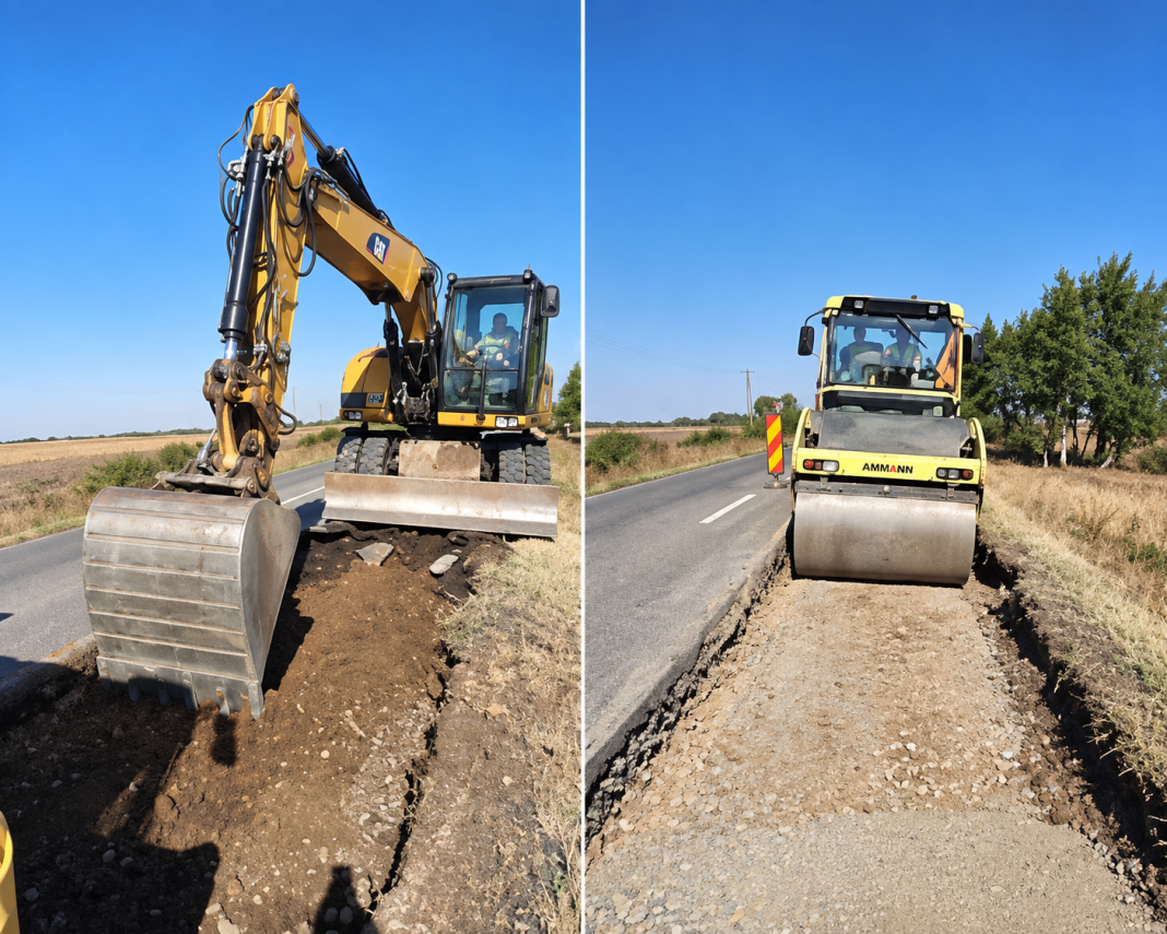 DN59G spre Beba Veche: lucrări înaintea noii conexiuni DN59G spre Beba Veche: lucrări înaintea noii conexiuni