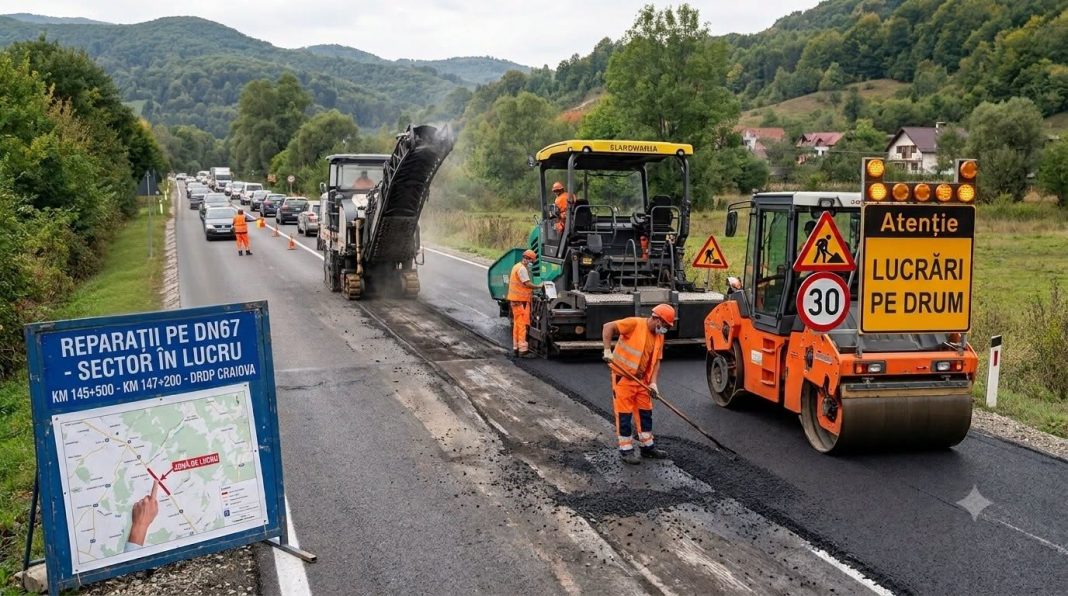 DN67 Alimpești–Polovragi: lucrări de întreținere până pe 9 octombrie DN67 Alimpești–Polovragi: lucrări de întreținere până pe 9 octombrie