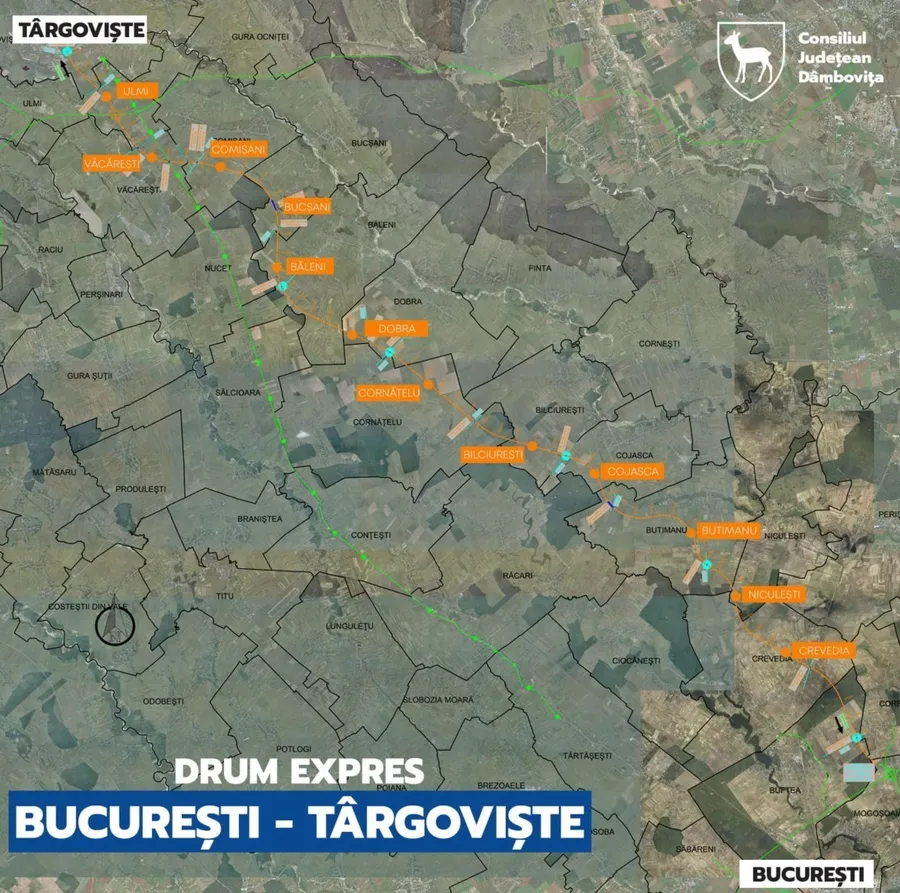 Drumul expres București–Târgoviște: acordul de mediu condiționează conexiunea cu A0 Drumul expres București–Târgoviște: acordul de mediu condiționează conexiunea cu A0